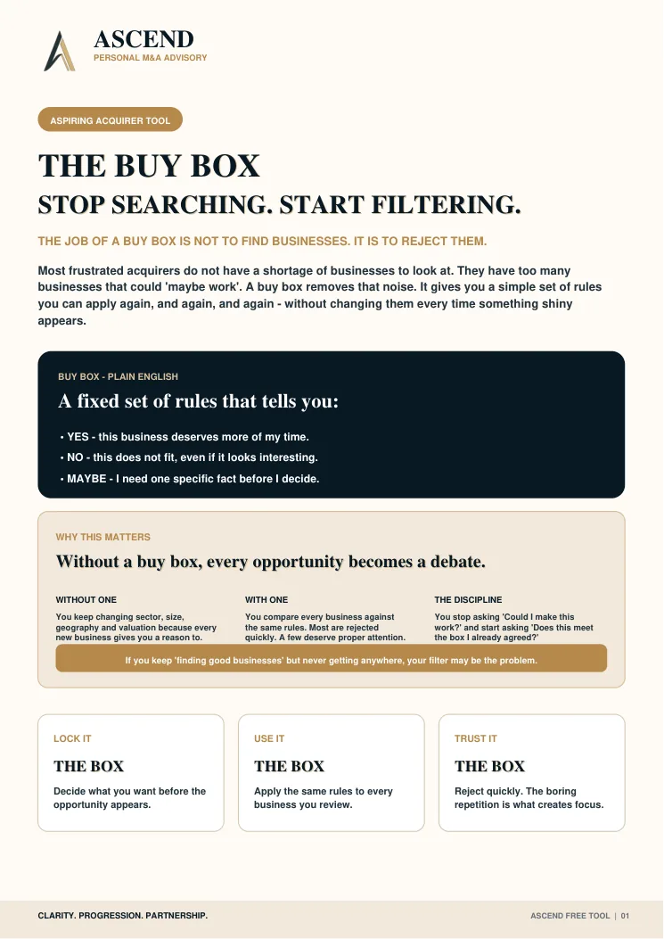 The Buy Box cover